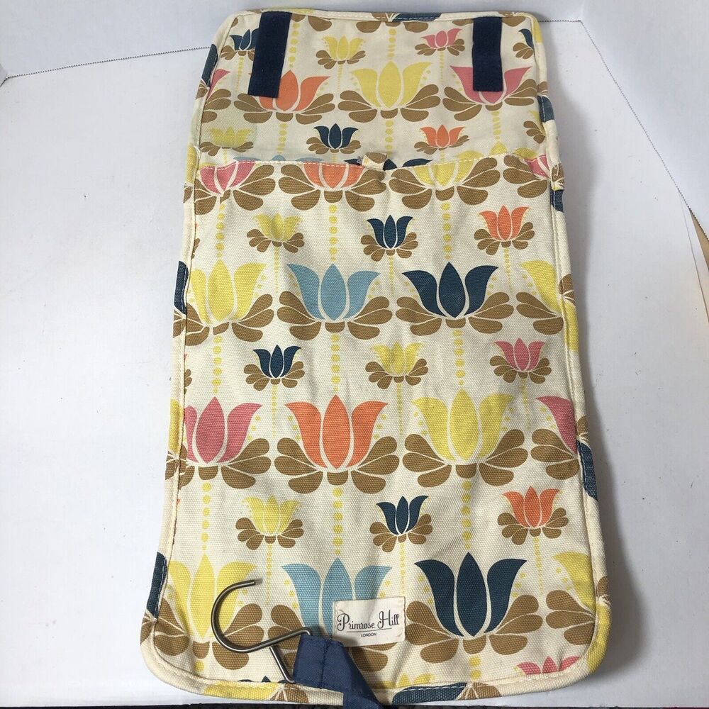 Primrose Hill London Cosmetic Bag‎ Toiletry Travel Floral Lotus Flower Hang B3 - Picture 4 of 12